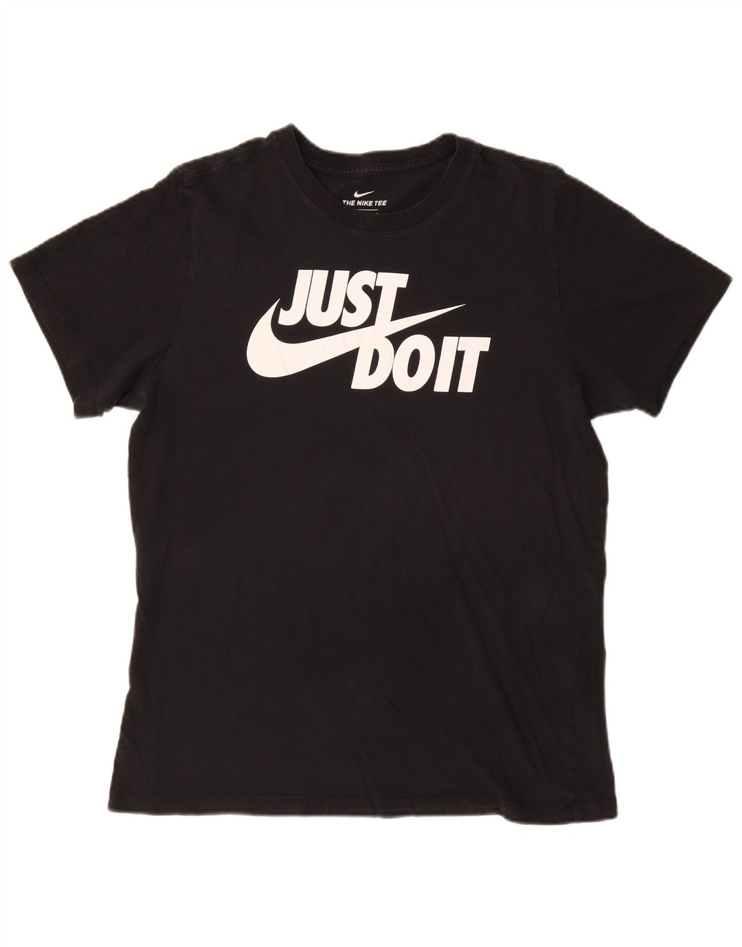 T-shirt grafica da uomo Nike Top grande in cotone nero