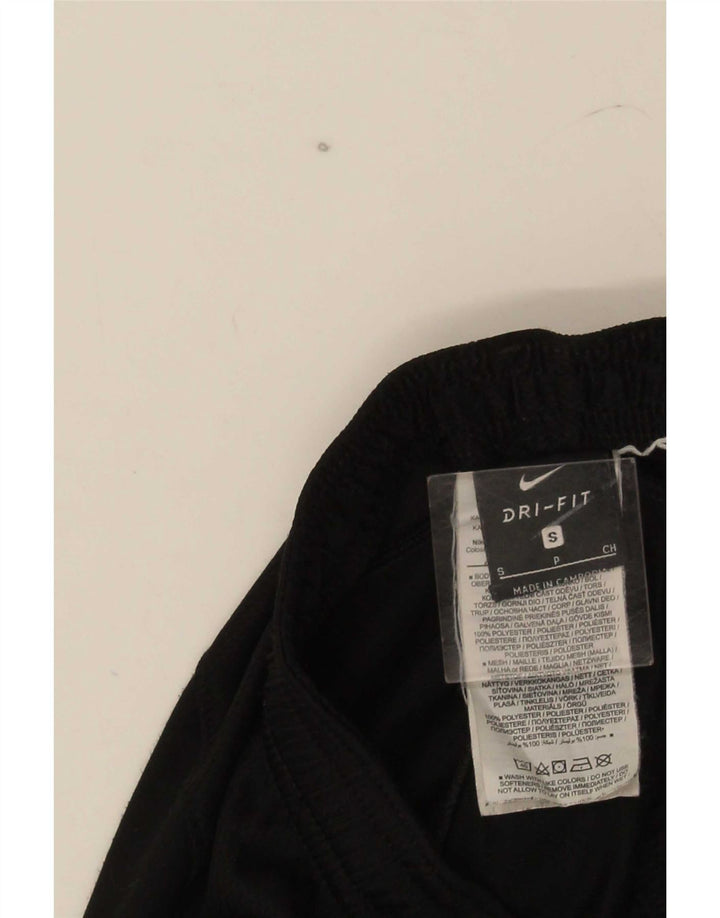 Pantaloni da tuta Nike Dri Fit da uomo, piccoli, in poliestere color block nero