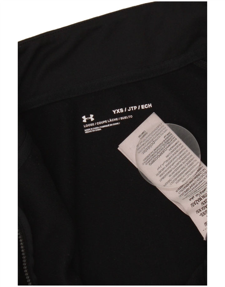 Giacca da tuta da ragazzo Under Armour 6-7 anni XS poliestere nero