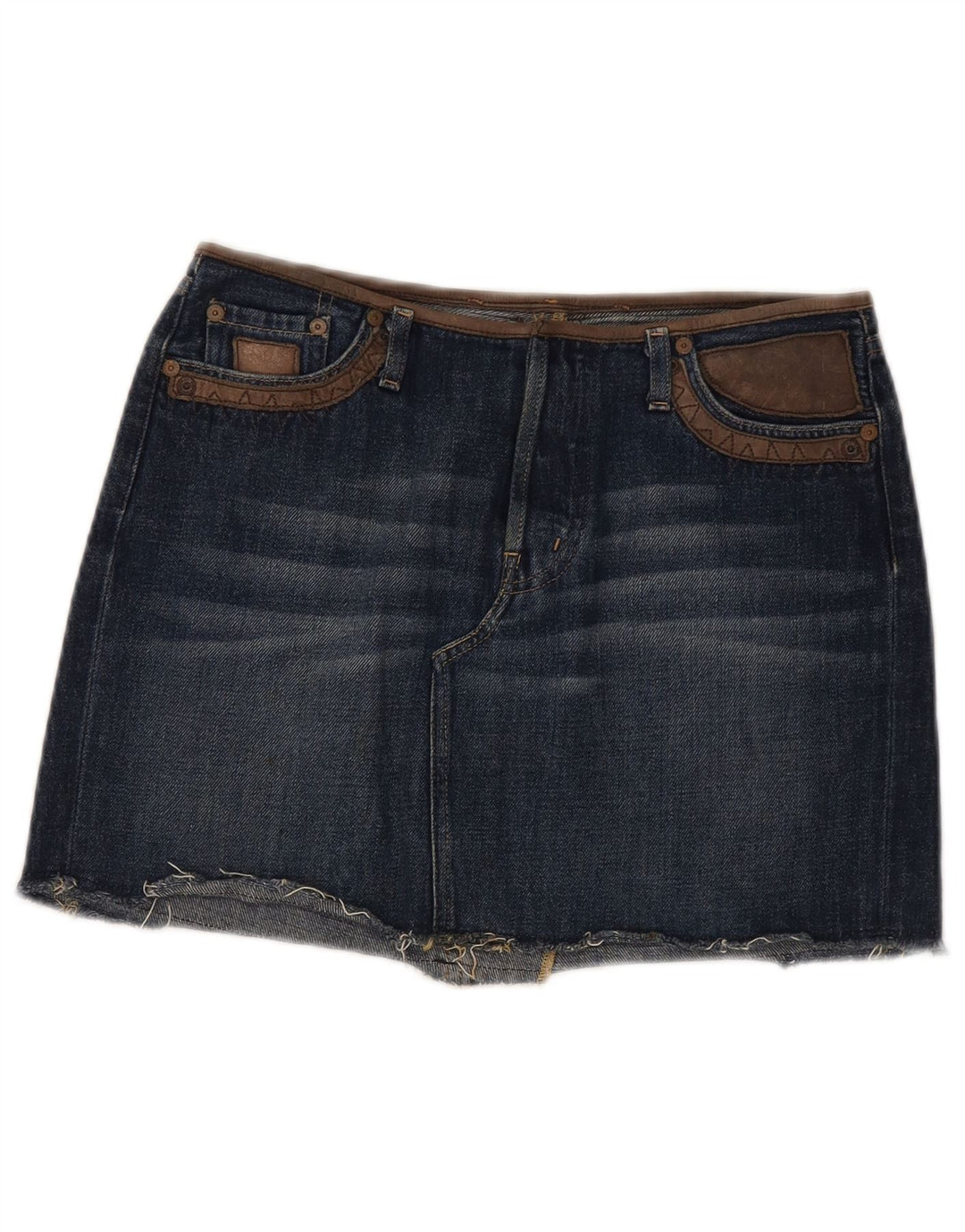 Gonna in denim da donna Replay W29 blu medio