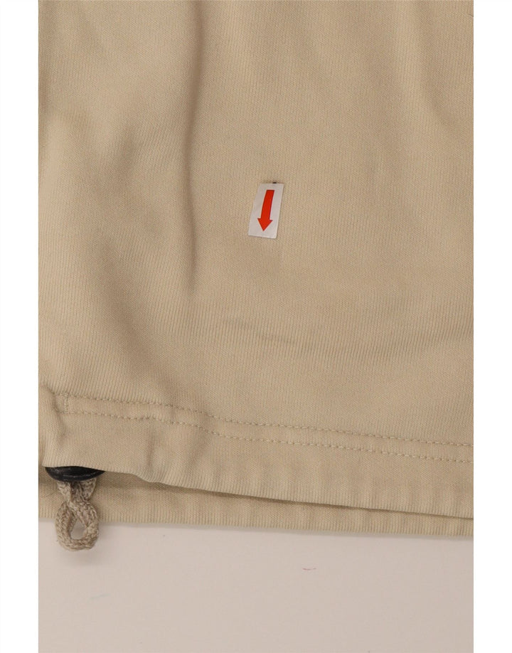 CHAMPION Giacca da tuta da uomo di grandi dimensioni in cotone beige