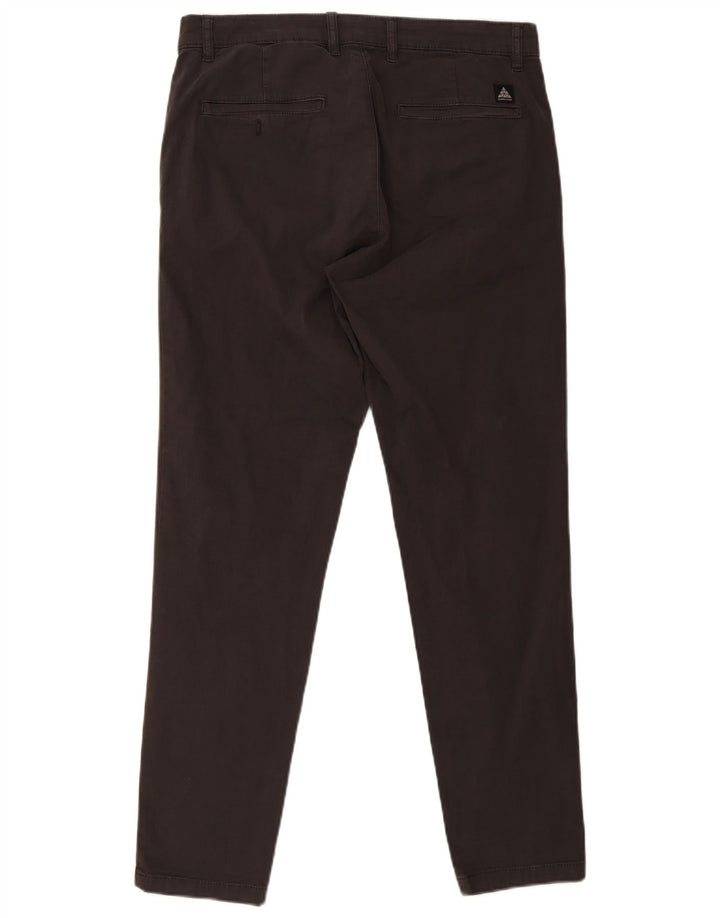 Pantaloni chino slim da uomo ZARA EU 44 Large W34 L30 Grigio
