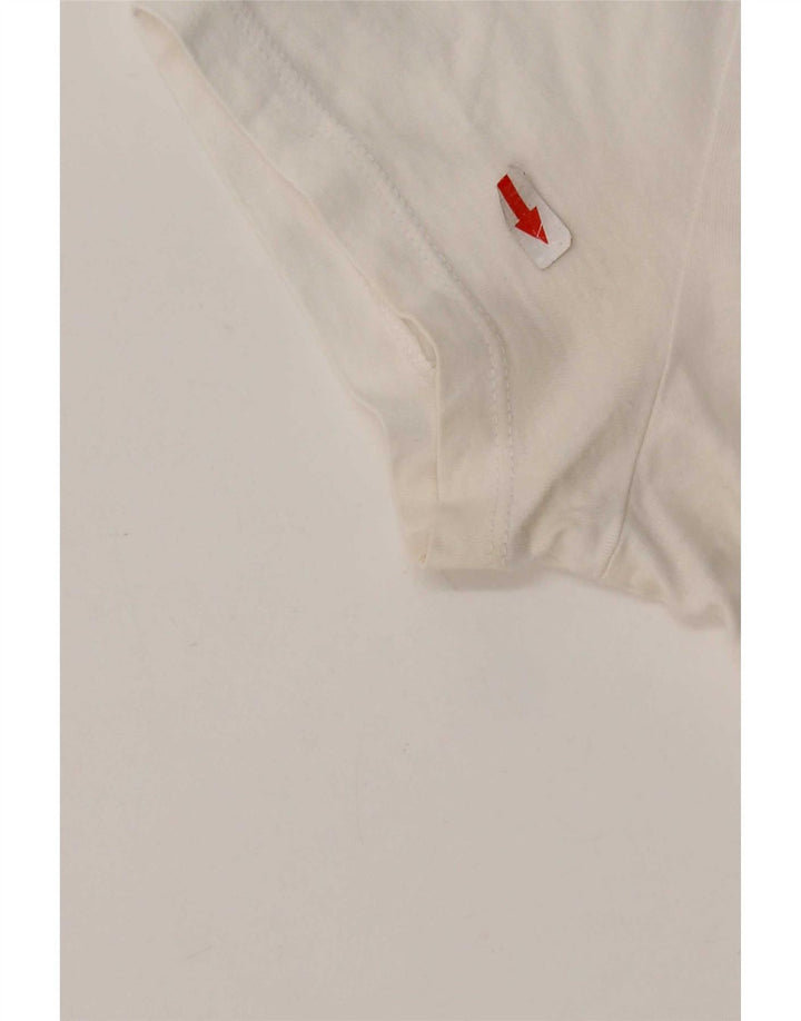 T-shirt da donna Levi's Top UK 10 piccola in cotone bianco