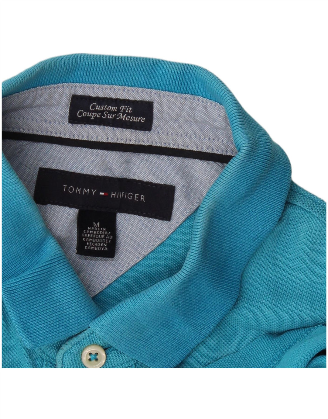 TOMMY HILFIGER Polo da uomo su misura Blu medio