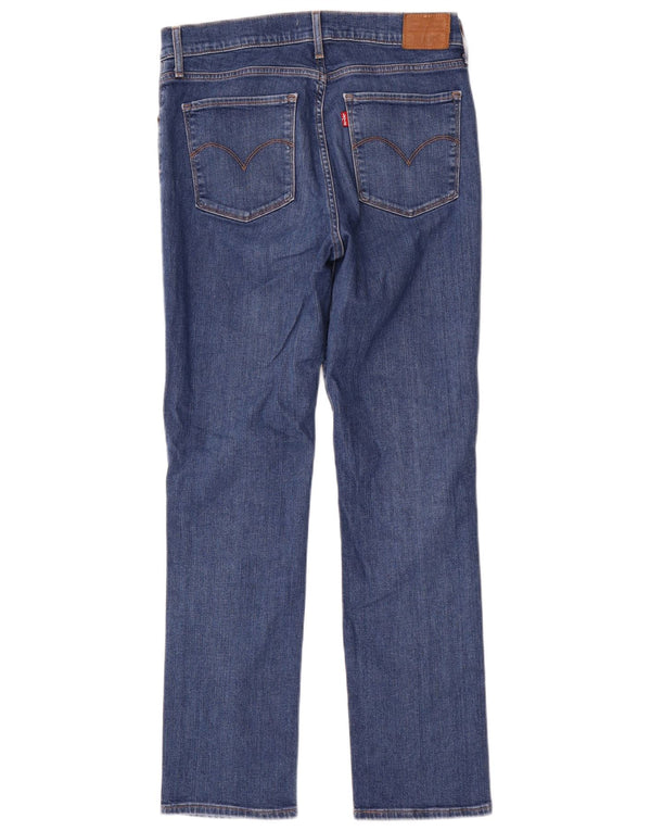 Jeans dritti a vita alta Levi's 724 da donna W31 L30 in cotone blu