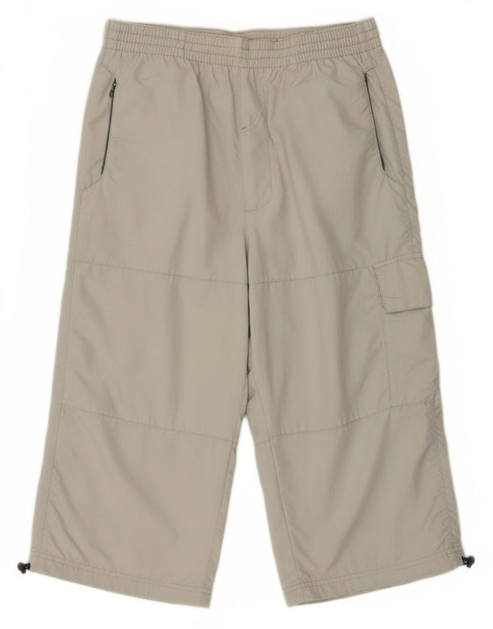 Pantaloncini sportivi Diadora Bermuda da uomo Large in poliammide bianco sporco