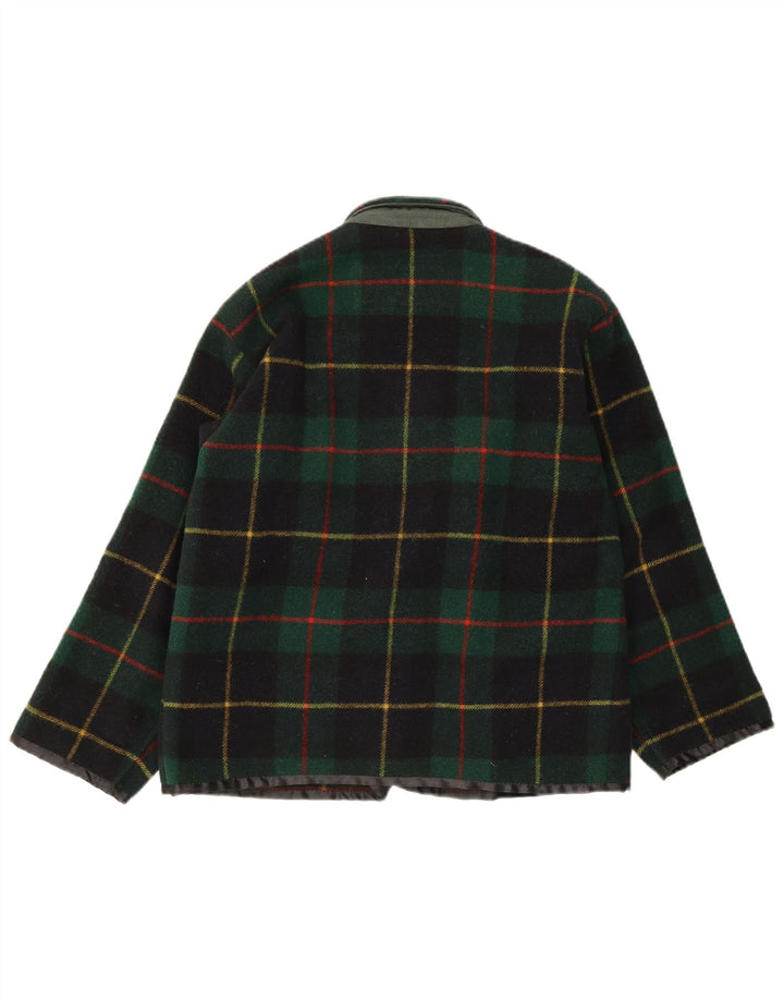 Giacca blazer da donna vestibilità ampia Penny Black IT 40 piccolo lana a quadri verdi