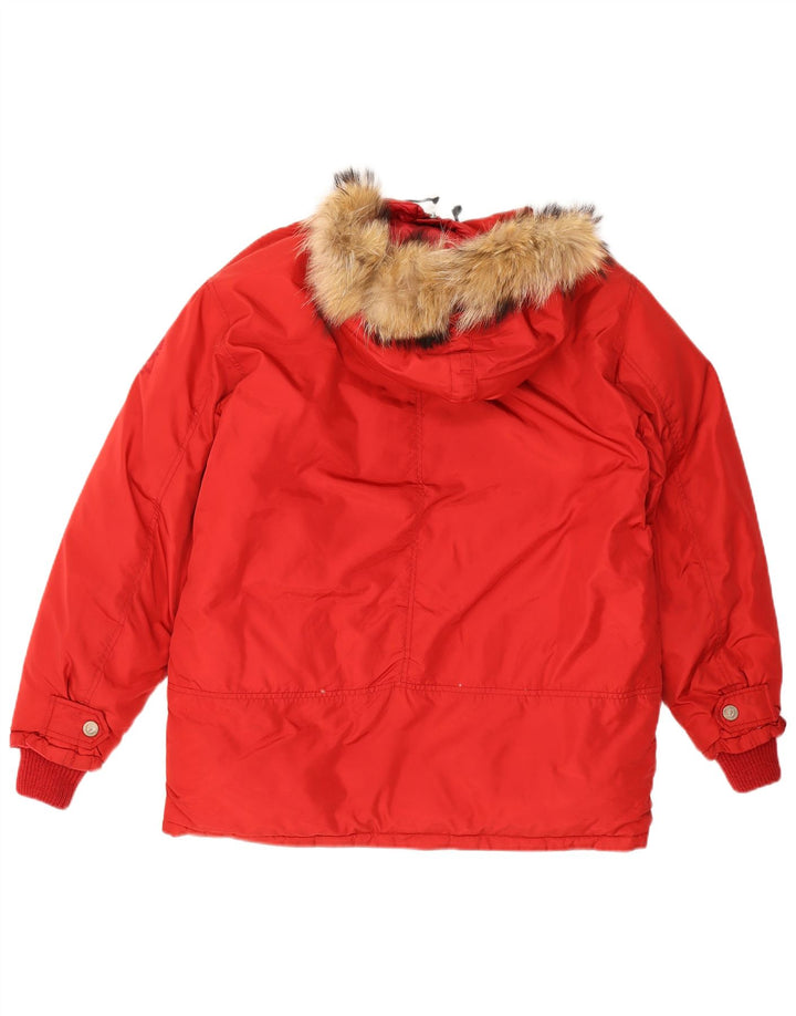 Giacca imbottita con cappuccio da uomo Dolomite UK 44 2XL Rosso Poliammide