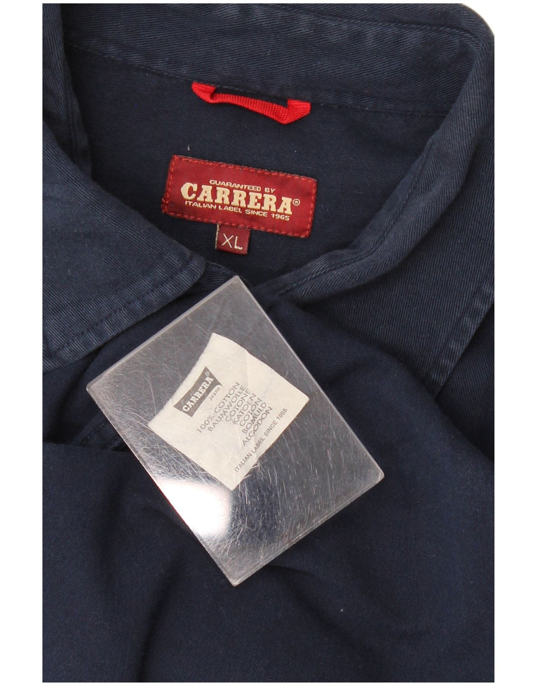Camicia Uomo CARRERA XL Blu Navy Cotone