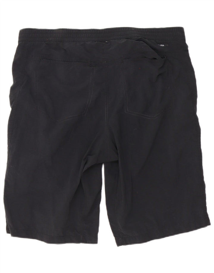 Pantaloncini chino Adidas Climalite da uomo W38 XL poliestere nero