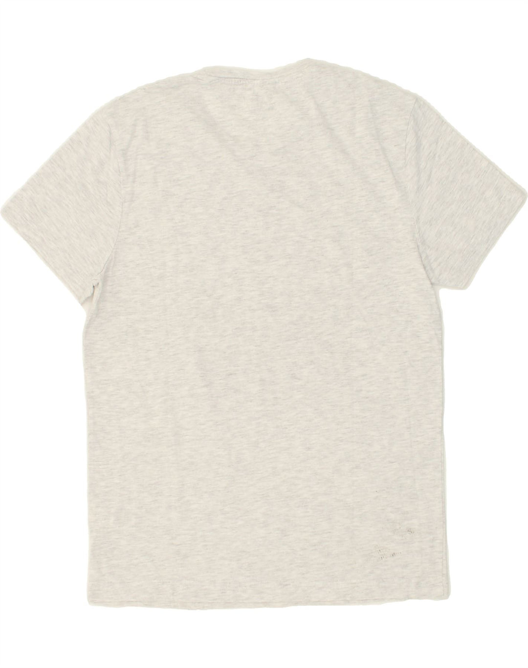 JULES Womens Graphic T-Shirt Top UK 12 Medium Grey Flecked Cotton Vintage Jules and Second-Hand Jules from Messina Hembry 