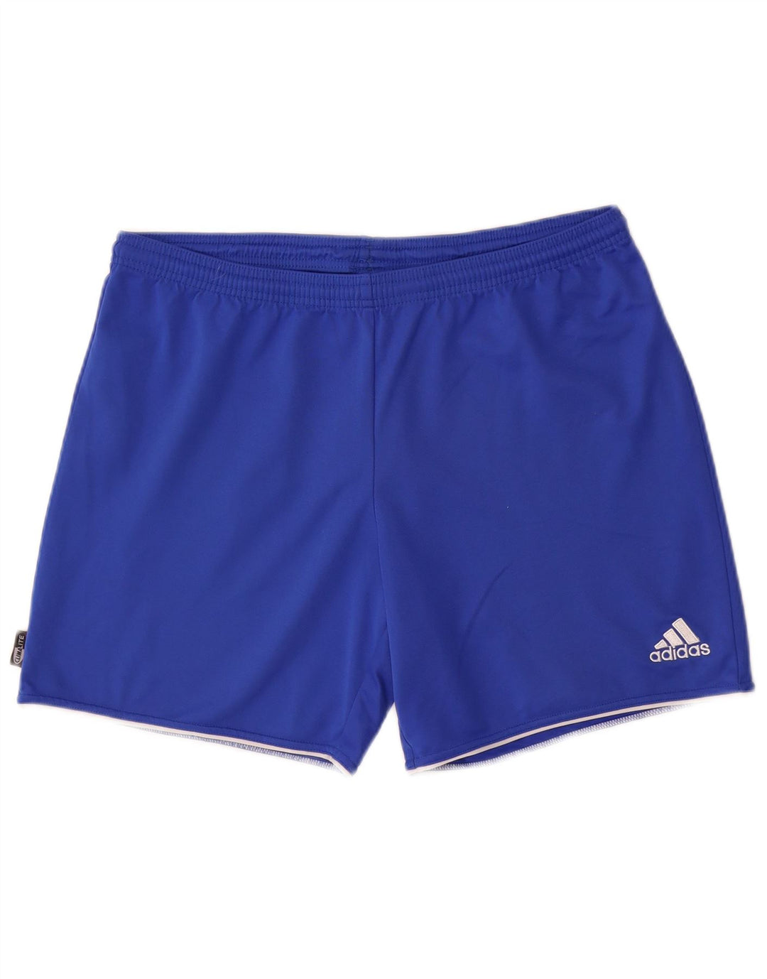 ADIDAS Mens Climalite Sport Shorts Large Blue Polyester