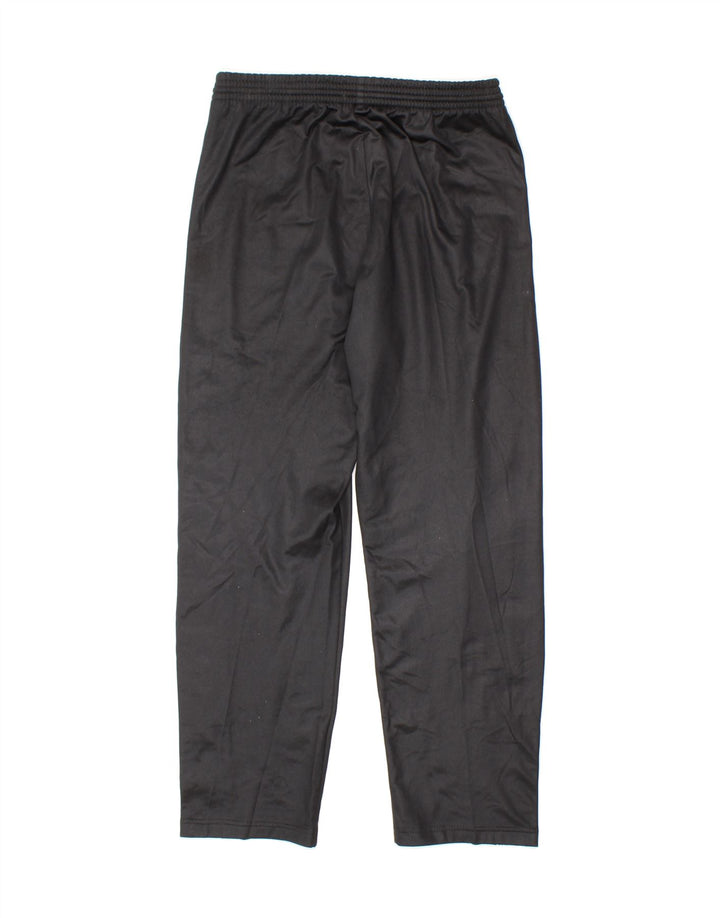 CHAMPION Womens Graphic Tracksuit Trousers UK 14 Medium Black Polyester Vintage Champion and Second-Hand Champion from Messina Hembry 