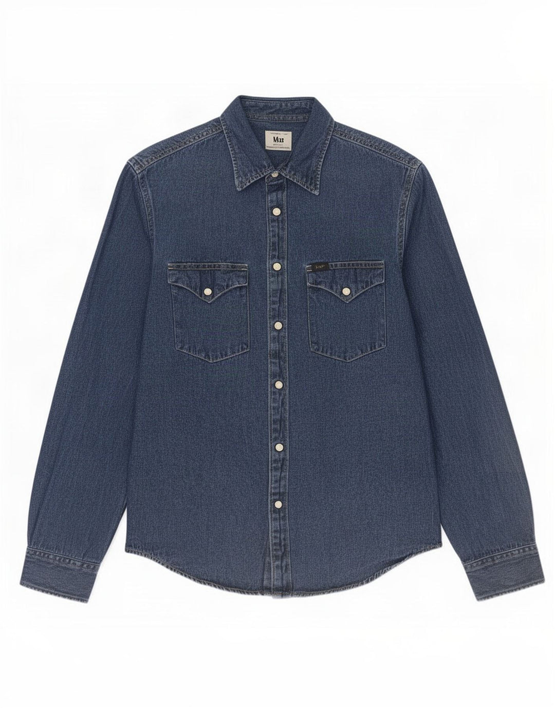 Camicia di jeans da uomo Lee piccola blu