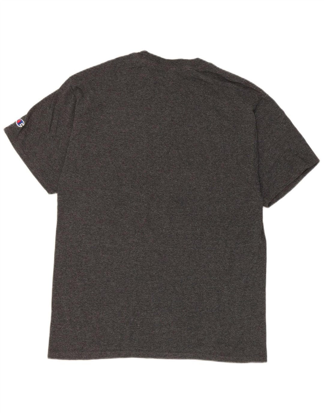 T-shirt grafica da uomo Champion George Fox University Top in cotone grigio medio