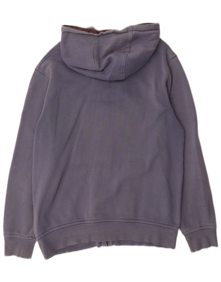 Timberland Maglione con cappuccio e zip con vestibilità regolare grafica da uomo blu navy medio