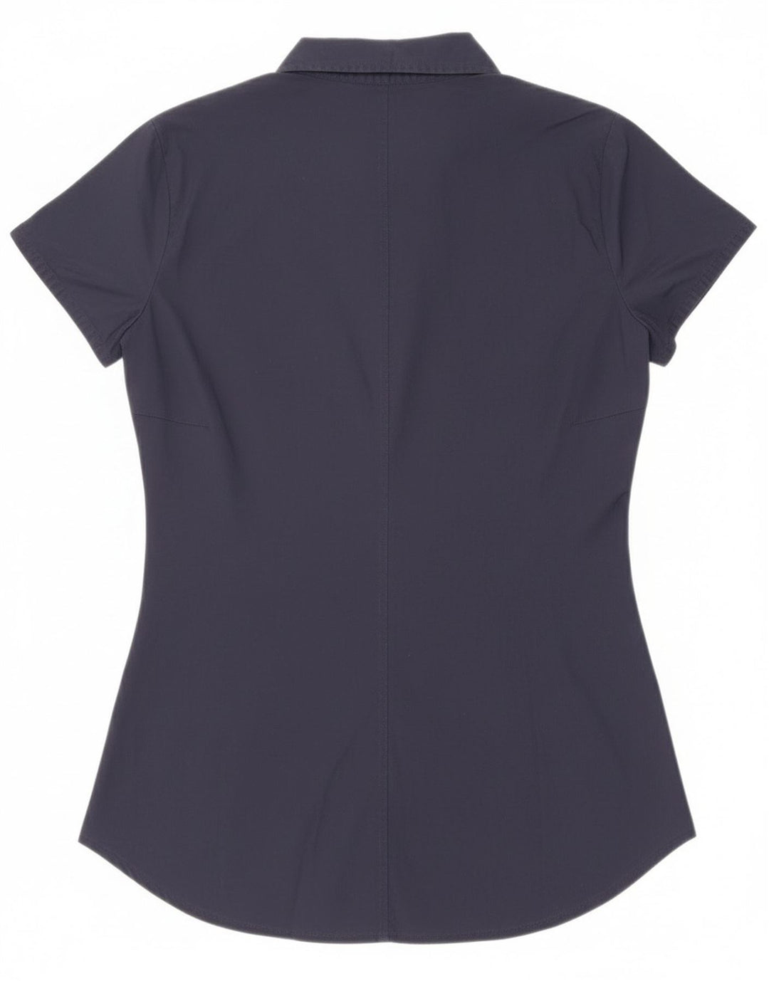 Camicia a maniche corte da donna Guess UK 8 Small in cotone blu navy