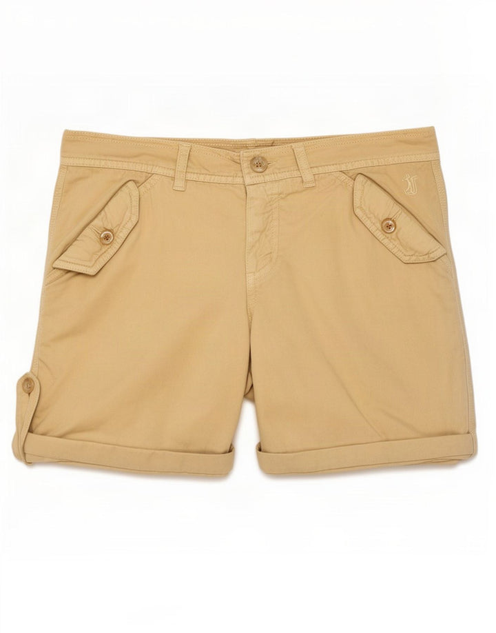Pantaloncini chino da donna Jeckerson medi W28 in cotone beige