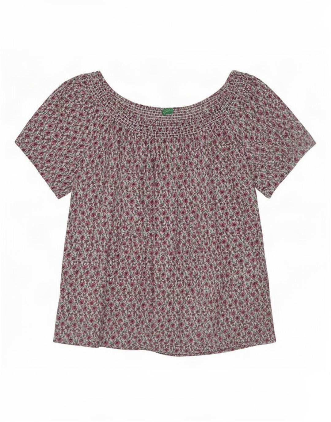 Camicetta da donna Benetton Top UK 16 Grande floreale multicolore