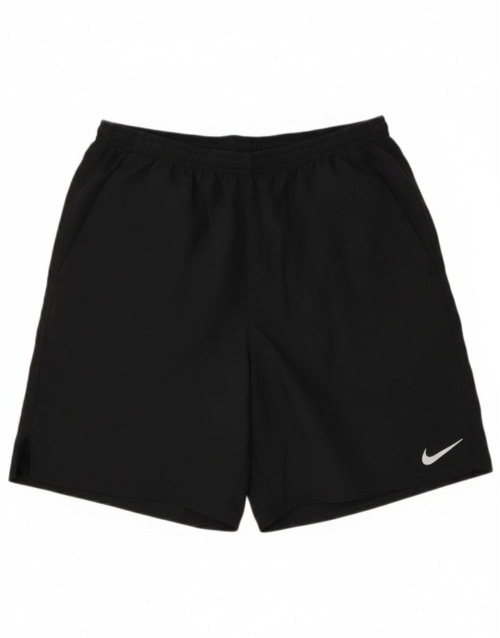 Pantaloncini sportivi Nike Dri Fit da uomo, poliestere medio nero