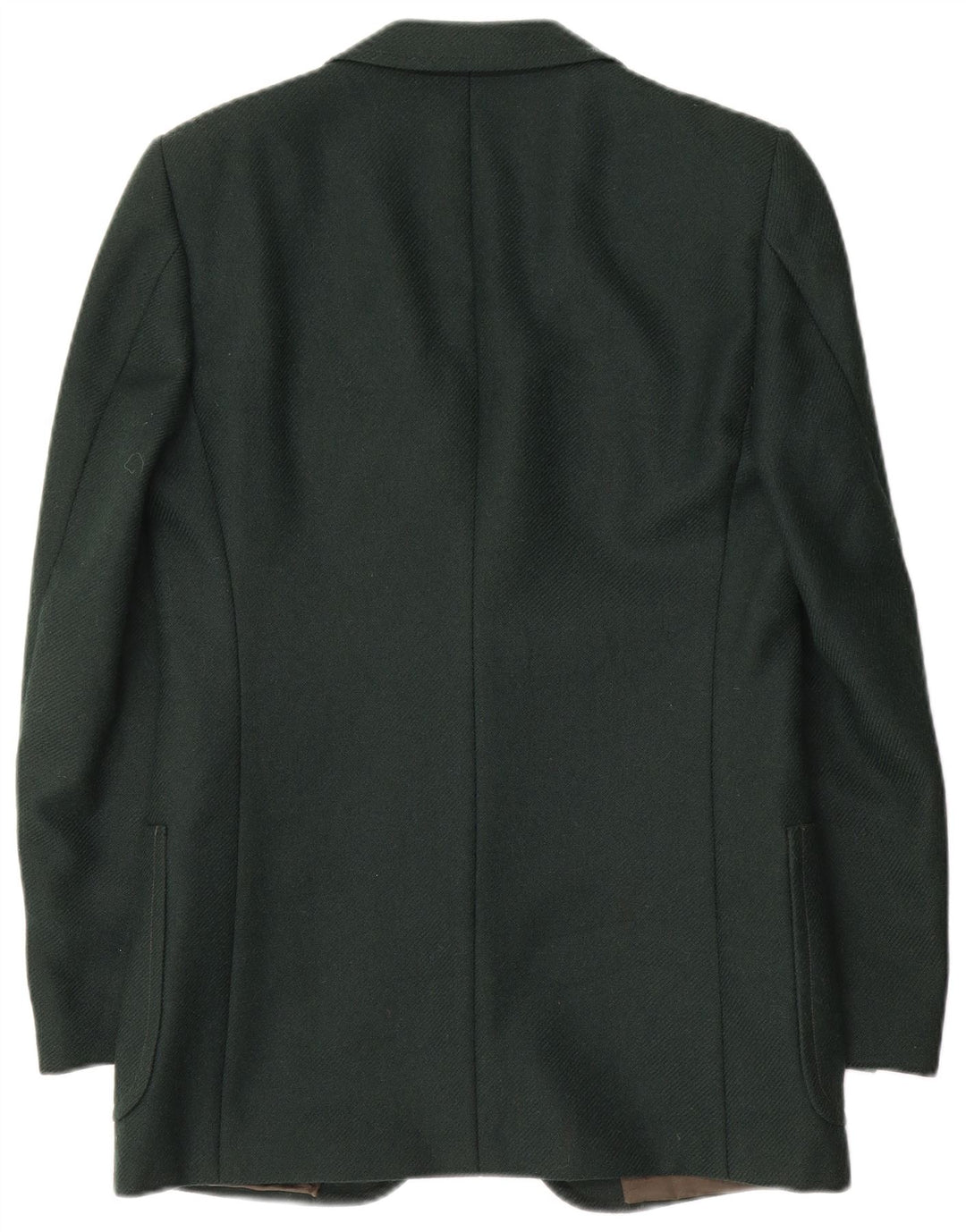 Giacca blazer da uomo a 2 bottoni Facis UK 36 piccola lana verde