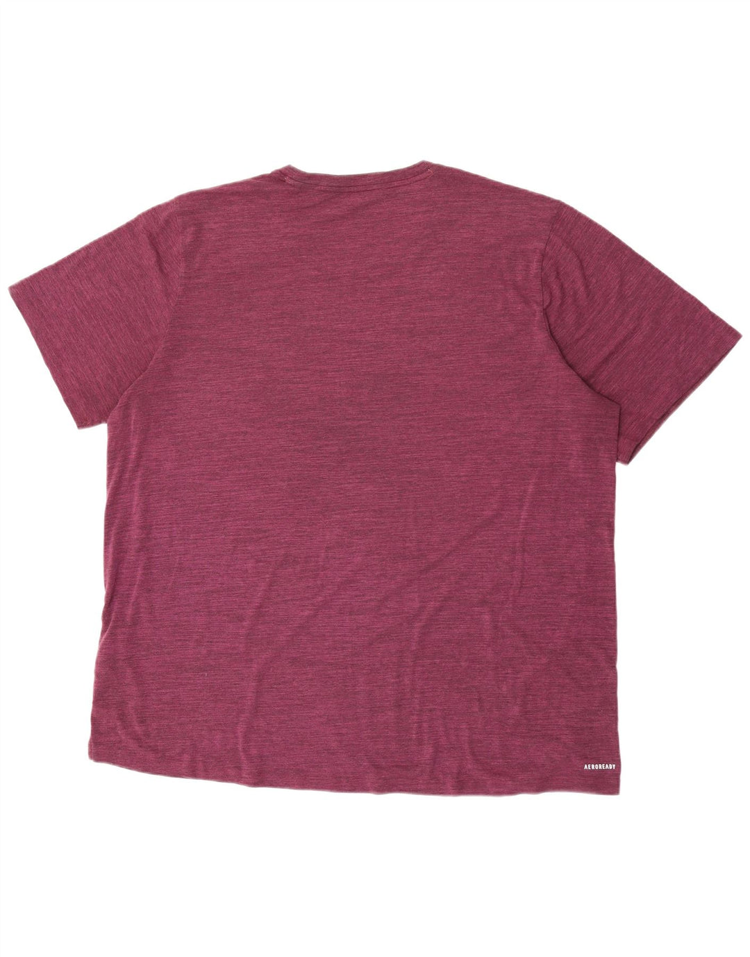 T-shirt da uomo Adidas Top XL poliestere screziato bordeaux