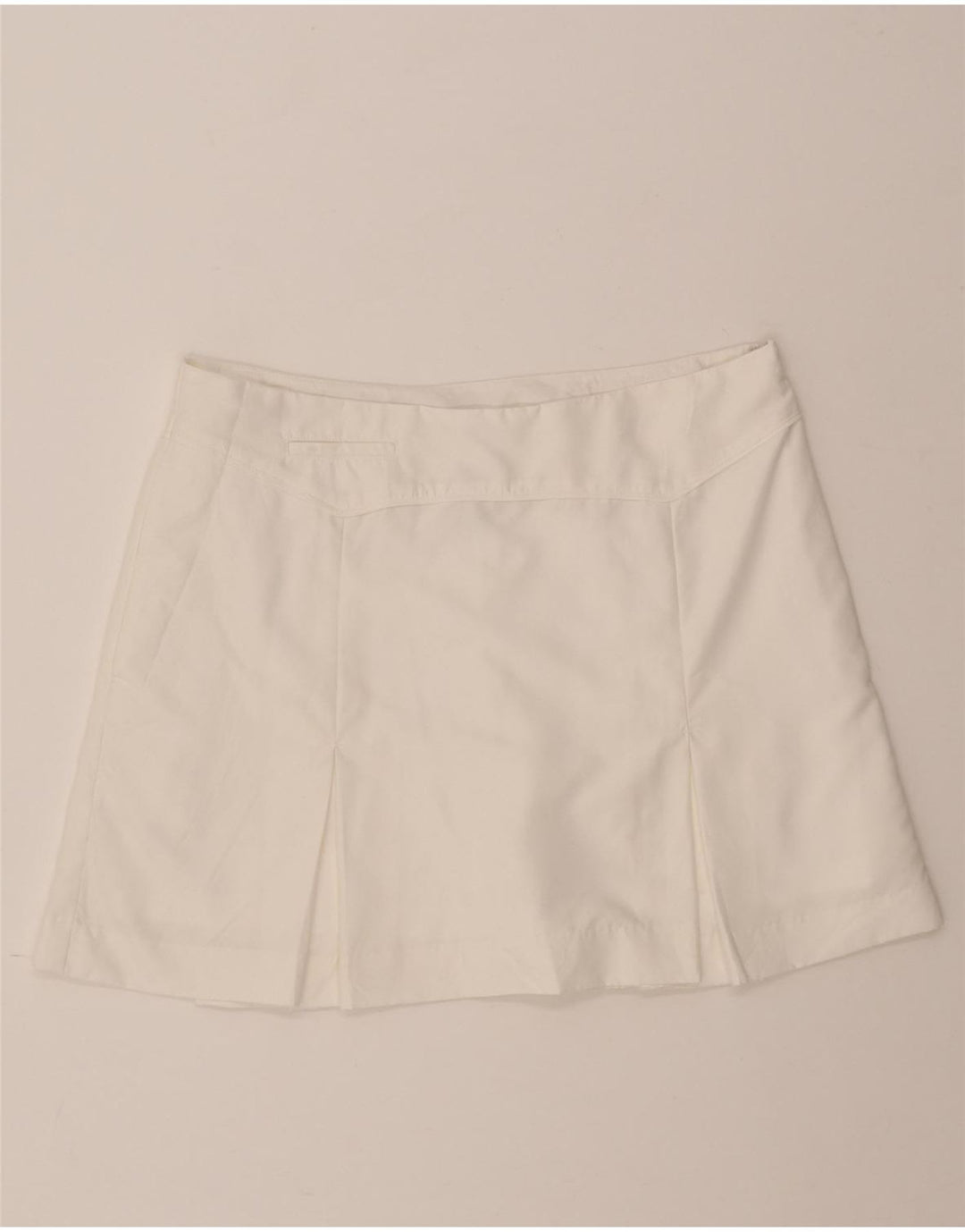 IZOD Womens Mini Skirt US 10 Large W32  White Polyester Vintage Izod and Second-Hand Izod from Messina Hembry 