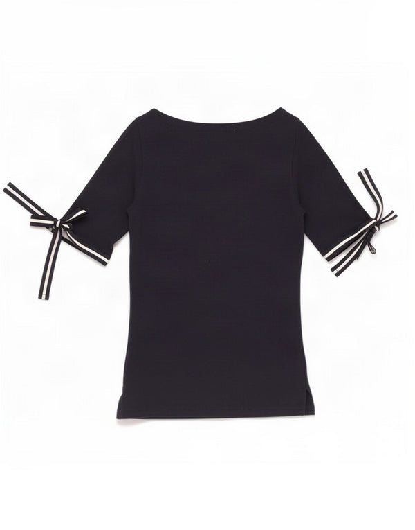 Top in camicetta da donna Ralph Lauren UK 4 XS cotone blu navy