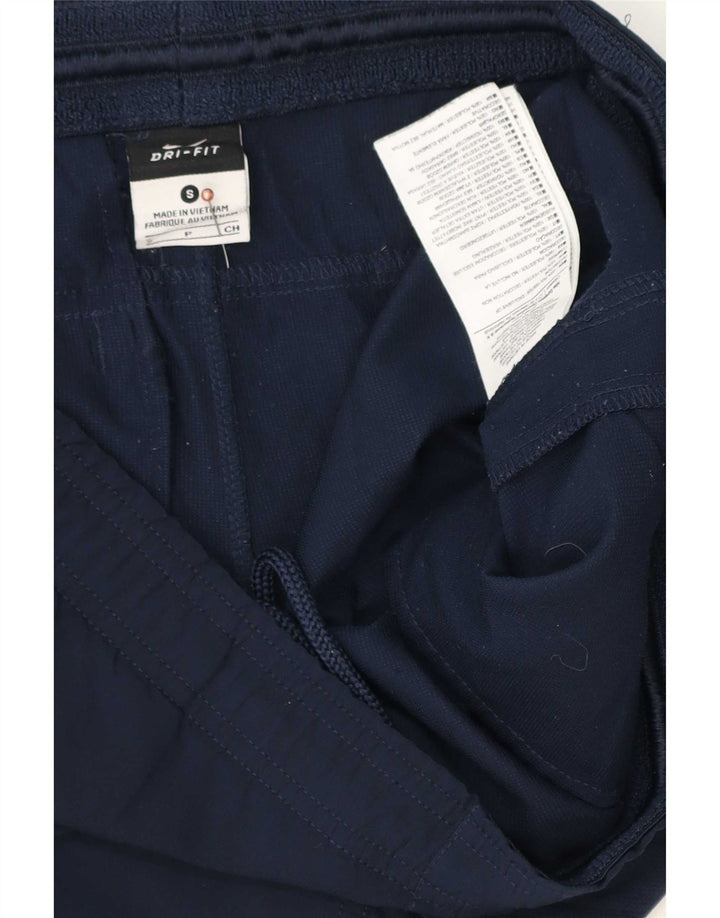 Pantaloncini sportivi Nike Dri Fit da uomo piccoli in poliestere blu navy