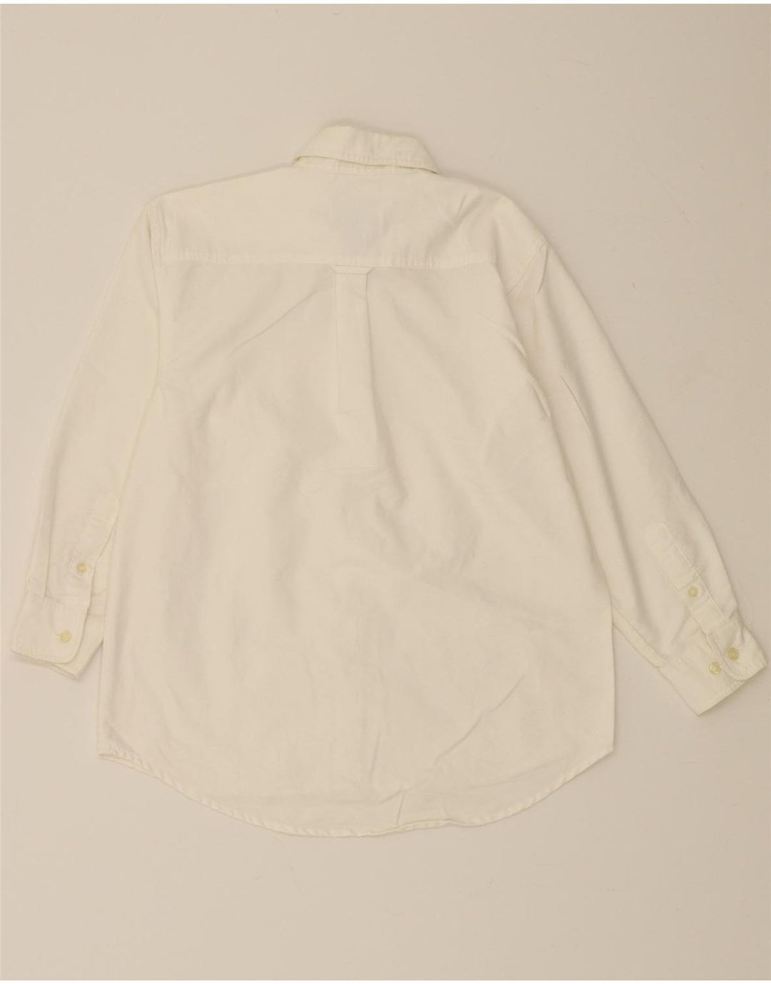 WRANGLER Boys Shirt 15-16 Years Medium White Polyester Vintage Wrangler and Second-Hand Wrangler from Messina Hembry 