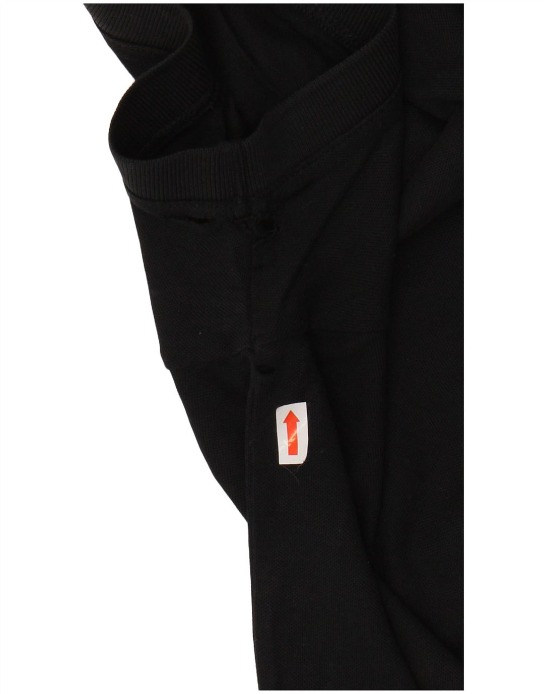 CALVIN KLEIN Polo da uomo grande in cotone nero