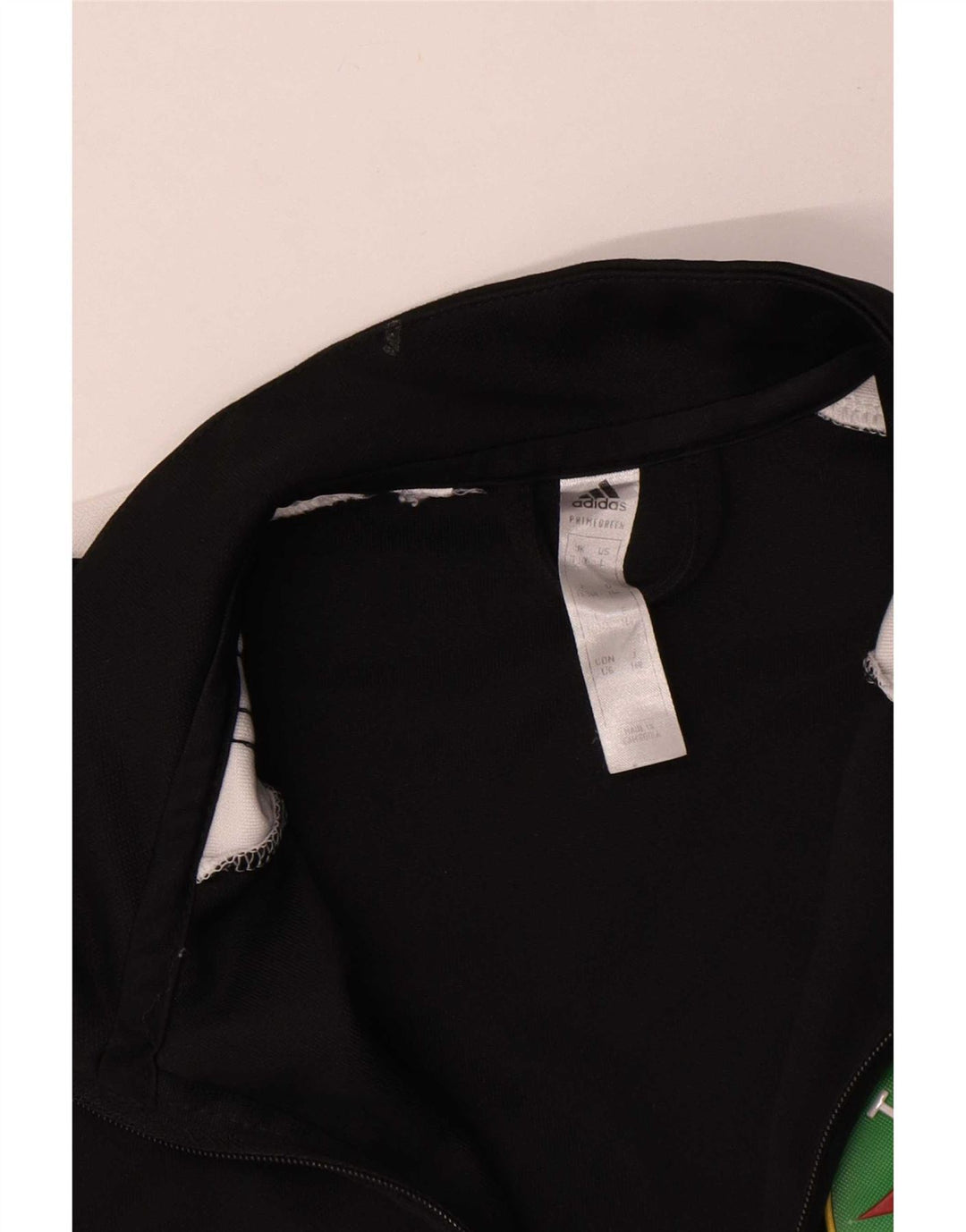 Top della tuta Adidas da ragazzo con grafica pullover 13-14 anni nera