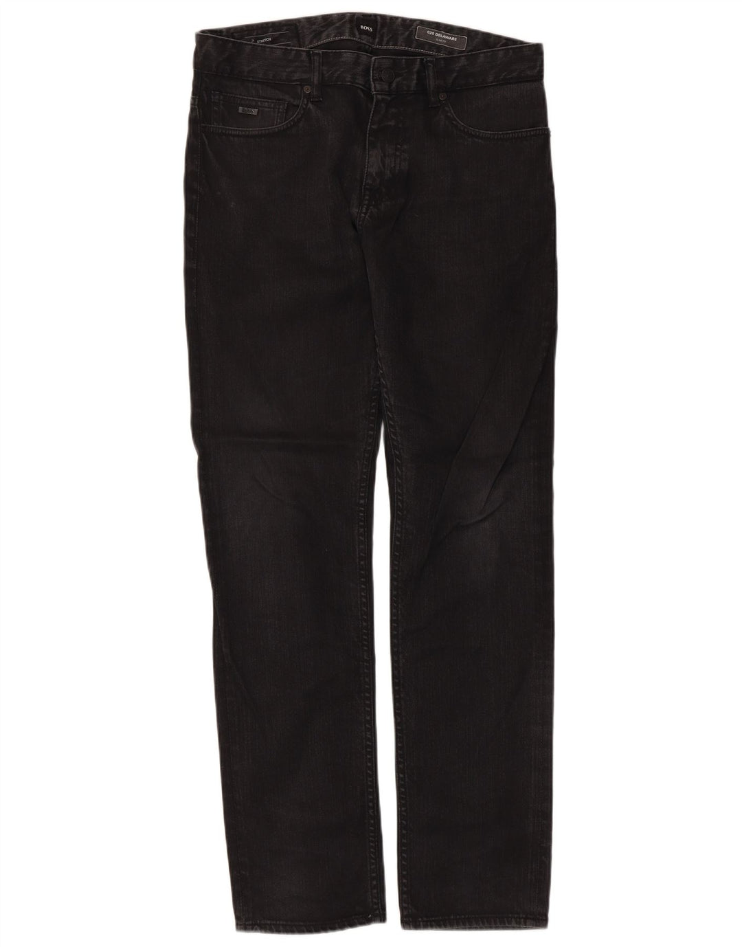 Jeans slim da uomo Delaware Hugo Boss W32 L32 cotone nero