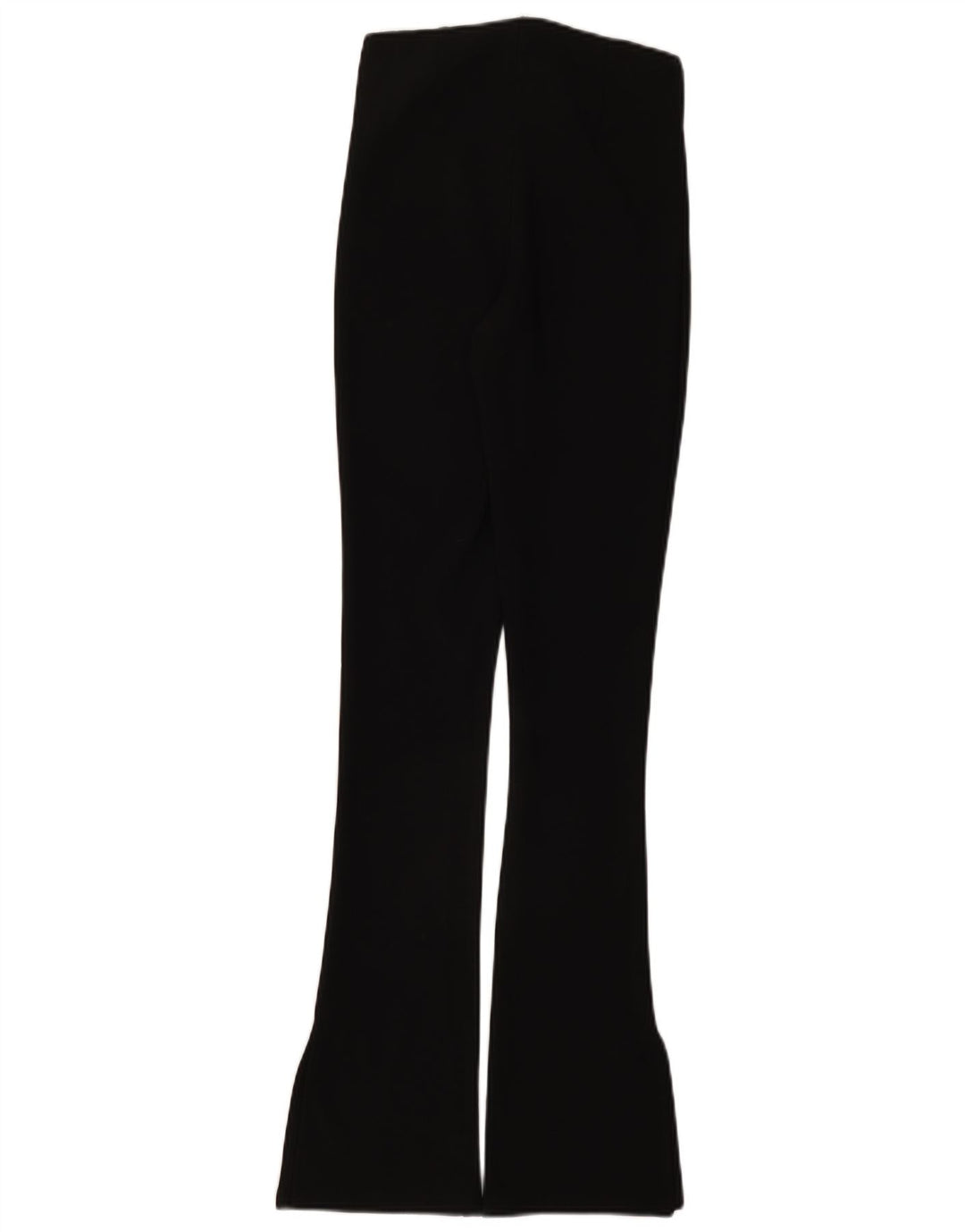 Pantaloni casual svasati da donna Zara piccoli W26 L32 poliestere nero