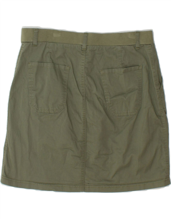 LEE Womens Riders Midrise Mini Skirt US 8 Medium W30  Khaki Cotton Vintage Lee and Second-Hand Lee from Messina Hembry 