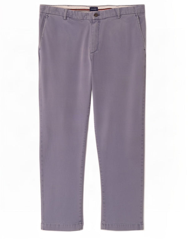 Pantaloni chino regolari dritti da uomo Gant W36 L30 Blu