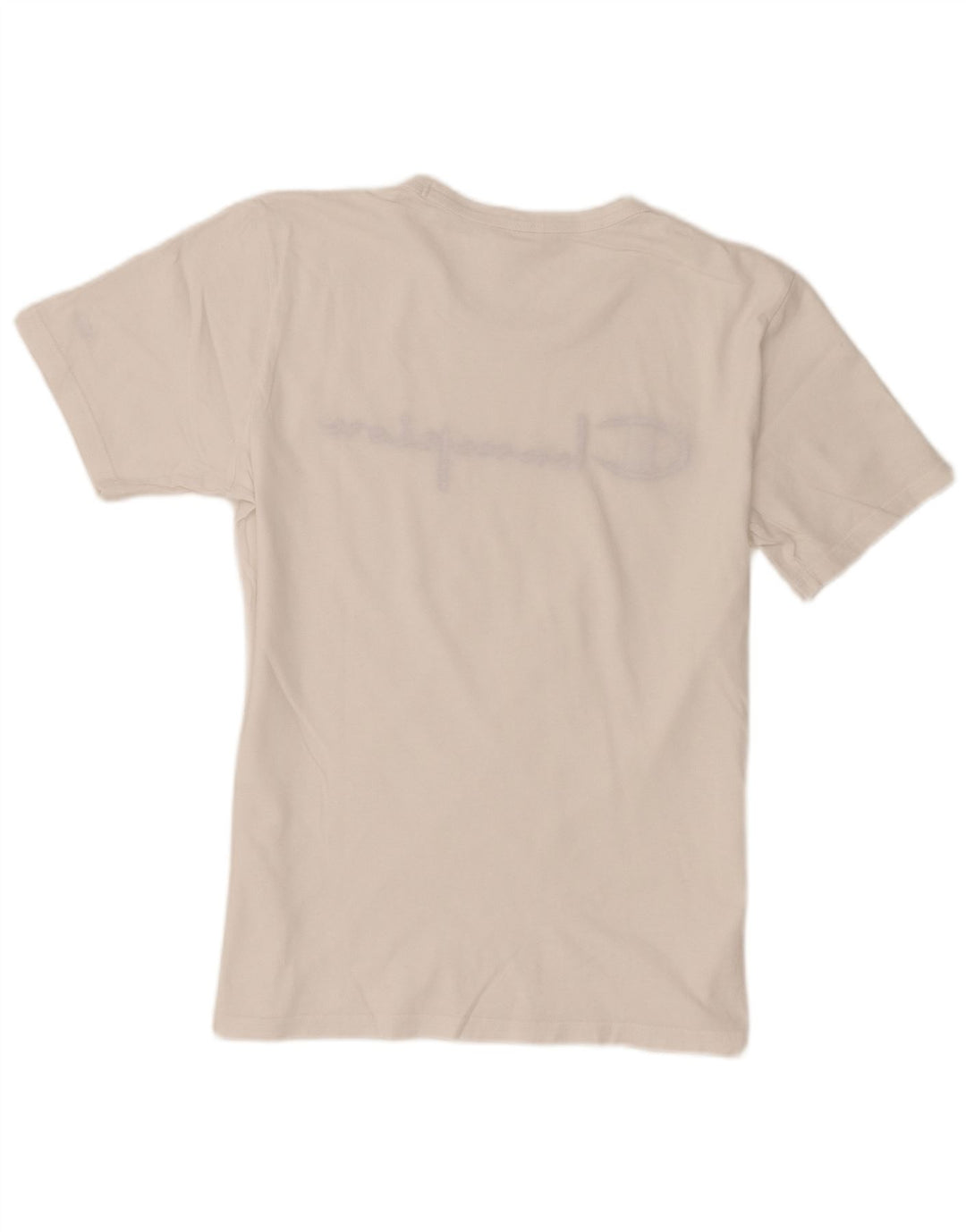 T-shirt grafica da uomo Champion Top in cotone bianco medio