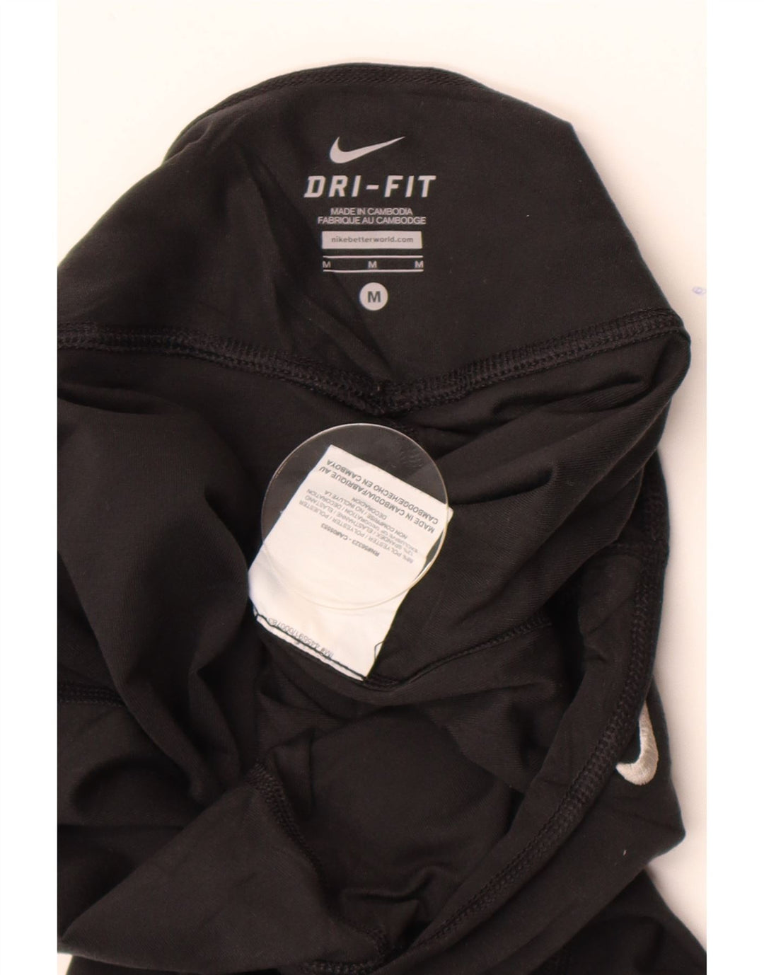 Pantaloni da tuta Nike Dri Fit da donna UK 14 Medium Nero Poliestere