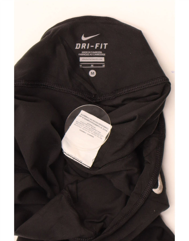 Pantaloni da tuta Nike Dri Fit da donna UK 14 Medium Nero Poliestere