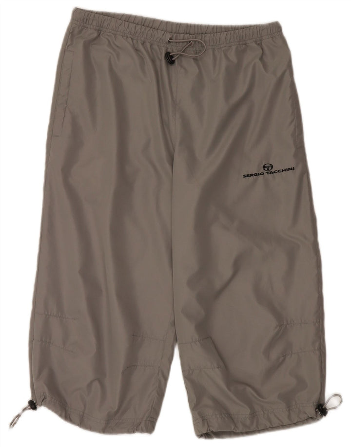 Pantaloni da tuta da uomo Capri Sergio Tacchini in poliestere grigio medio
