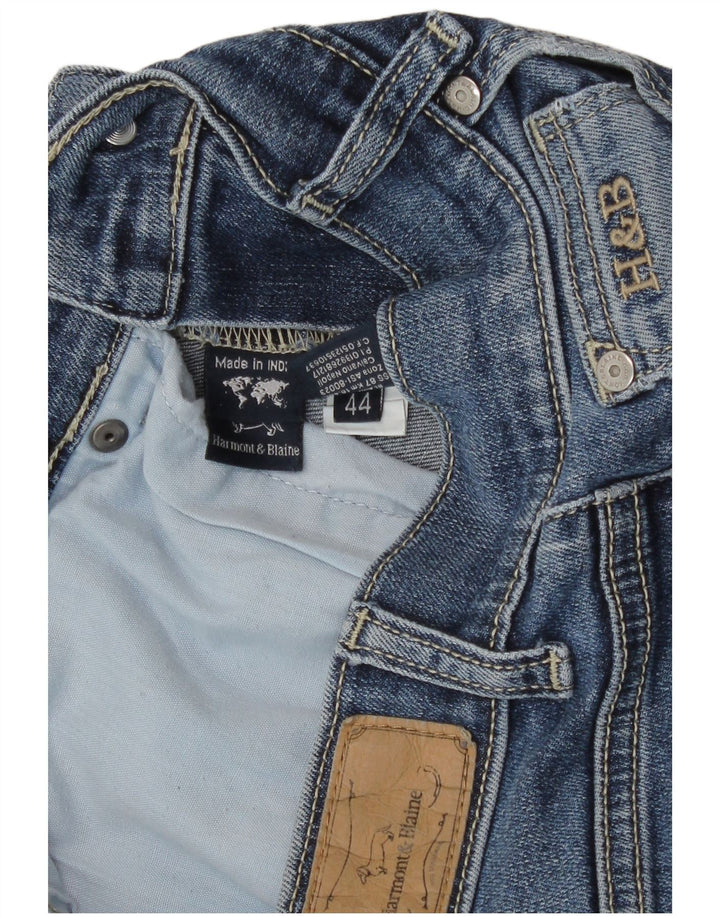 Jeans dritti crop da donna Harmont & Blaine IT 44 medio W30 L26 blu