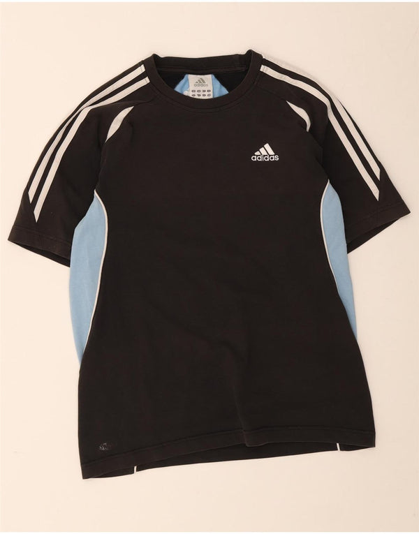 T-shirt da uomo Adidas Top UK 36/38 Small Black Colourblock