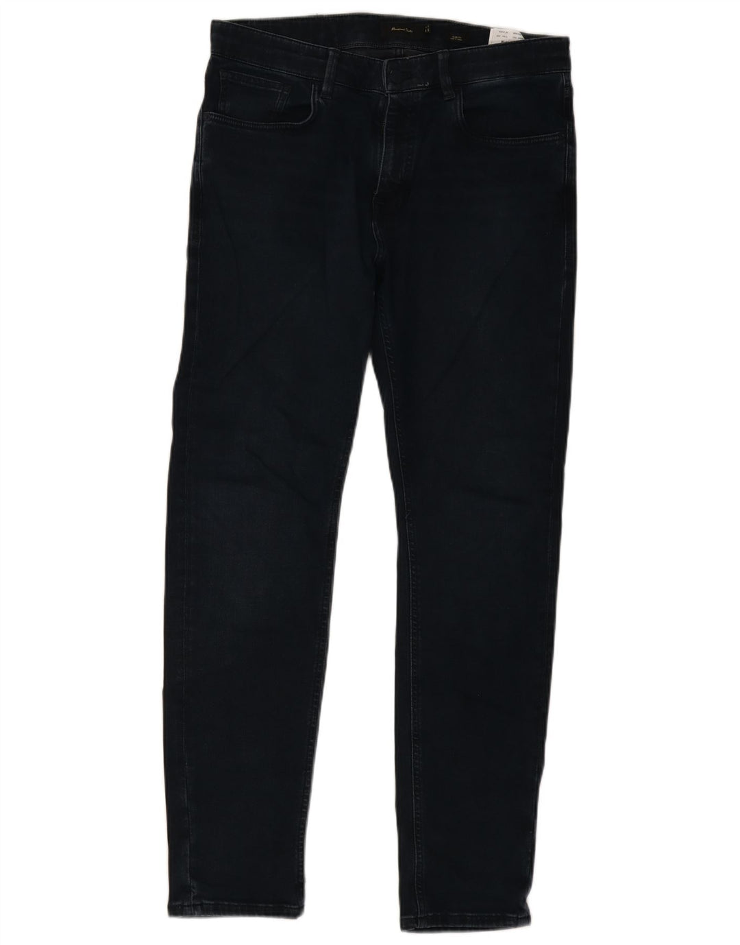 Jeans slim da uomo Massimo Dutti EU 42 Large W32 L32 Cotone blu navy