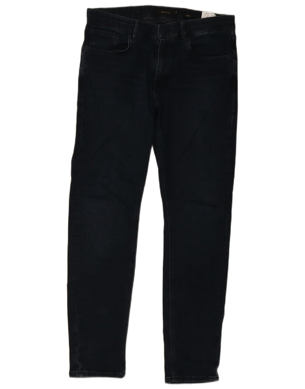 Jeans slim da uomo Massimo Dutti EU 42 Large W32 L32 Cotone blu navy