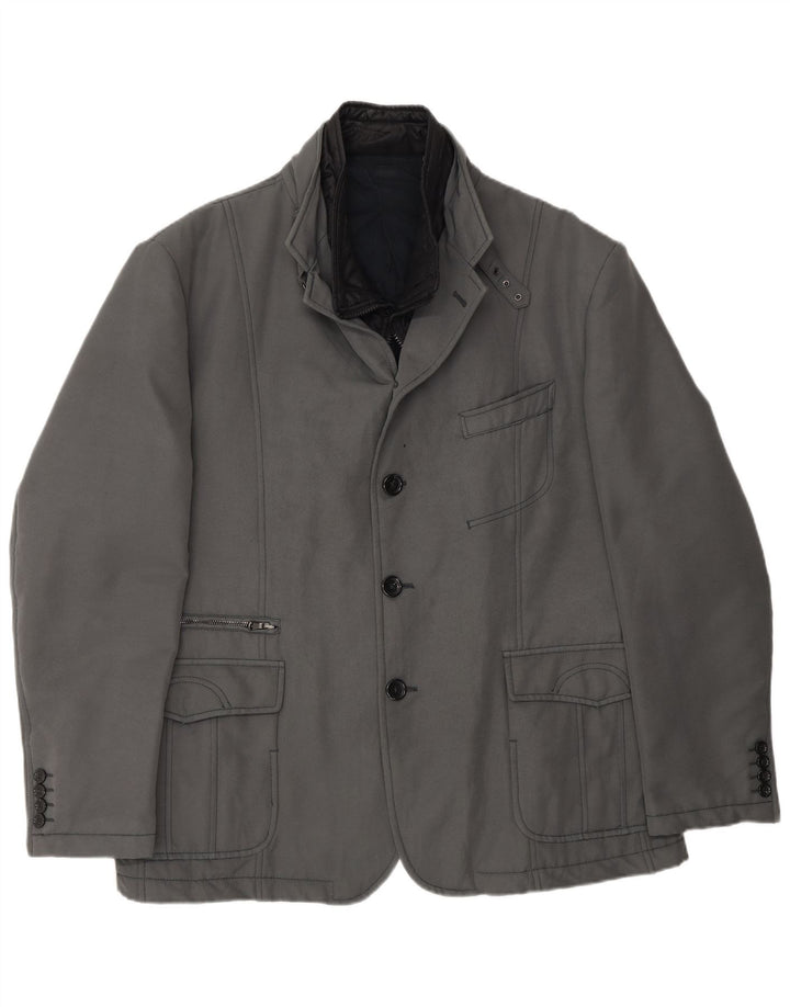 Giacca utility da uomo Manuel Ritz UK 44 2XL Grigia