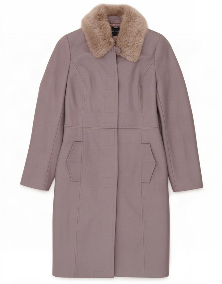 Cappotto da donna French Connection UK 8 Small Grigio Lana Vergine