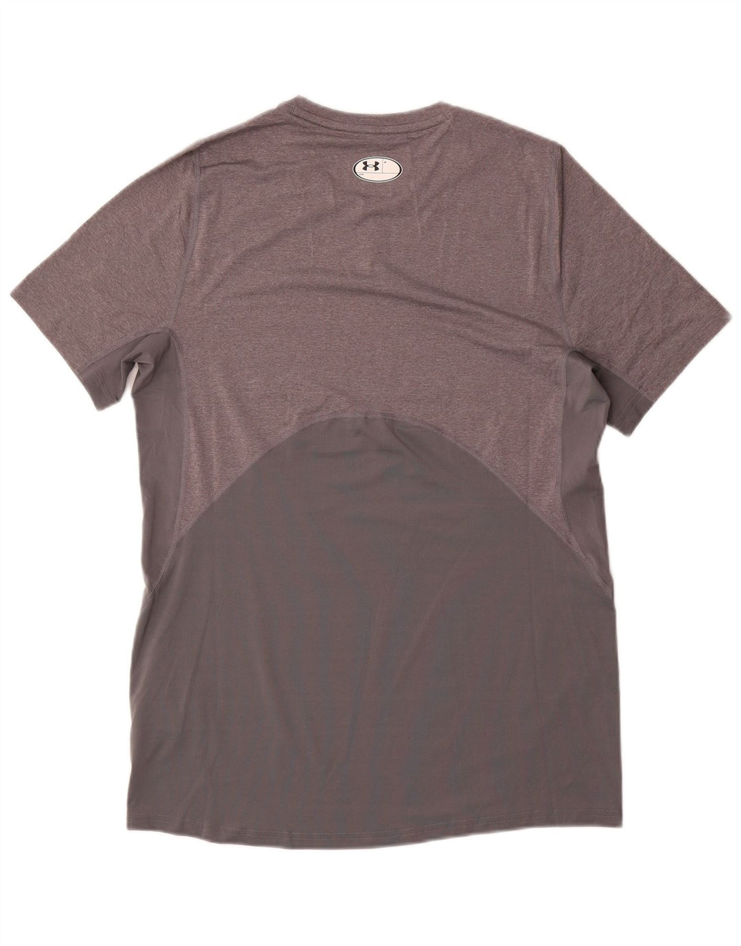 Maglietta Under Armour da uomo Heat Gear Top in poliestere chiazzato grigio medio