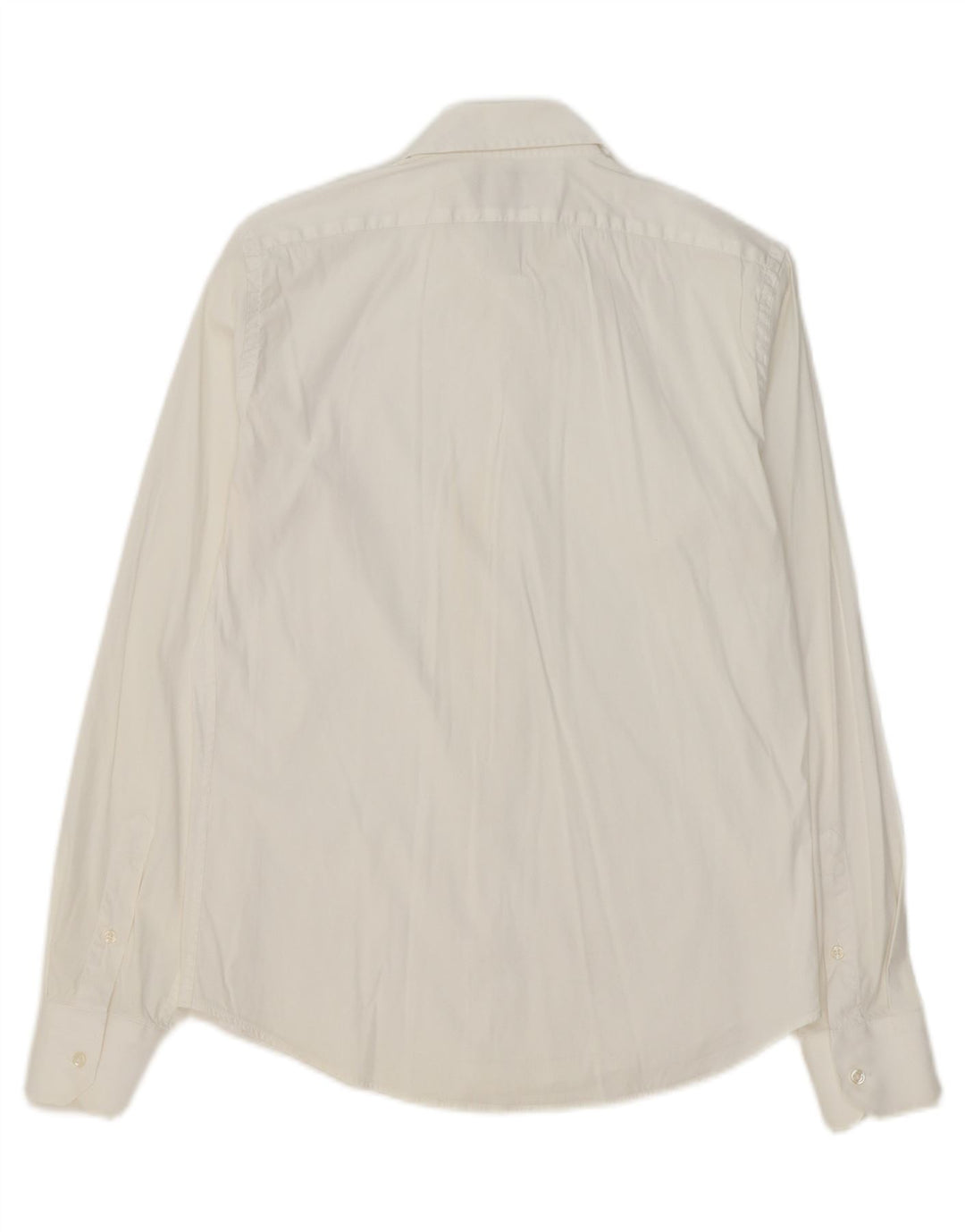 ZARA Mens Slim Fit Shirt Medium White Vintage Zara and Second-Hand Zara from Messina Hembry 