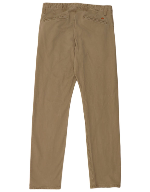 Dockers Mens Slim Tapered Chino Trousers W34 L34 Khaki Cotton