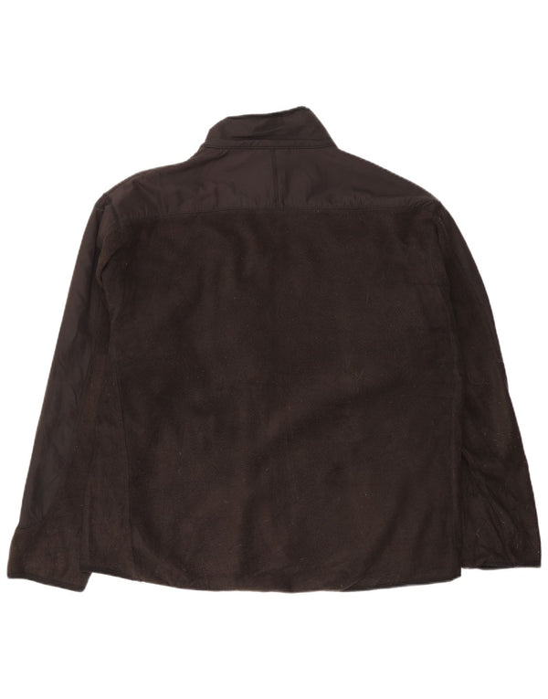 Giacca in pile da uomo Chaps UK 42 XL Poliestere color block nero